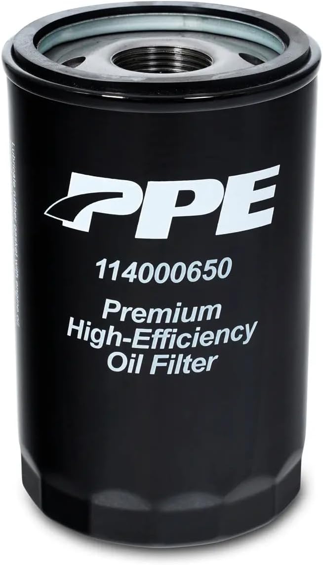 51SLpGezo+L._AC_SL1200_ 2020-2026 GM 3.0L Duramax 2.7L L3B Turbomax Engine Oil Filter with MicroPure Media by Pacific Performance Engineering - Image 1